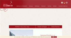 Desktop Screenshot of elisabeth-soelden.com